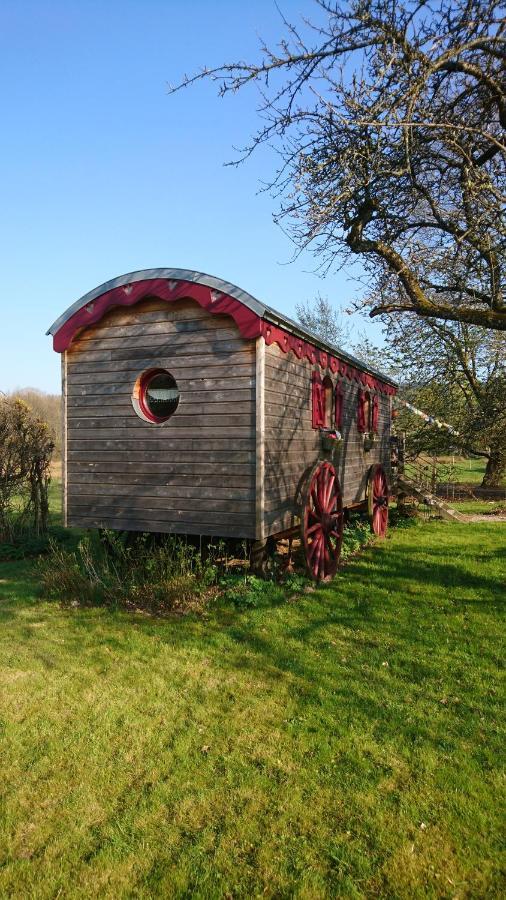 Roulotte Le Temps De Rever Bed & Breakfast Saint-Michel-sur-Meurthe Bagian luar foto